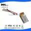 3.7v 65mAh small rechargeable lipo battery 401221