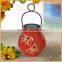 portable ceramic hanging lantern Led solar lights exterior for garden crafts