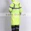 Water-Proof police Raincoat Suit for Man 2016 police pu reflective safety raincoat