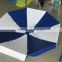 Nestle logo printed windproof direction adjustable pvc advertising umbrella