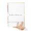 book cover leather mini notepad