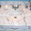 Polished italian carrara white marble countertop, Vanity top
