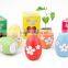 Magic egg with plant,ceramic painting egg planter with flower seeds