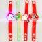 High quality promotional gifts luminous bracelets santa claus kids led light wristband
