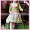 2015 children's boutique clothes frock for baby girl western autumn frock