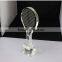 Nice unique design tennis crystal trophy and awards