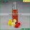 200ml round empty spice glass bottle with plastic cap