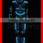 wireless DMX 512 LED dance costume for tron dance, LED Robot costume,