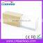 2016 New Product Crystal USB 2.0 Flash Drive with Wooden or Bamboo Cap