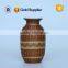 2016 personal customize ceramic artwork delicate bottle with bamboo cover