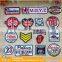 Embroidered patches logo custom diy decorative sew on embroidery patches for clothing