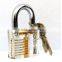 Clear Cutaway Practice Padlock Training Skill Padlock for Locksmith