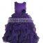 Girl dresses flower girl dress purple ball gown dress for girls dress new model girl dress