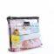 Logo printed eco friendly promotional cheap top quality clear pvc handle cosmetic bag