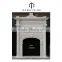natural marble stone fireplace frame / front door jamb carving