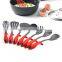 7-Piece FDA LFGB Nylon Cooking Utensils Sets With TPR Handle OEM & ODM Kitchen Tool Gadgets