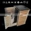 2014 HY-003 half sauna, half body folding infrared saunas