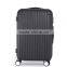 Big double wheels zipper eminent travel trolley pink smart suitcase