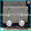 2016 Latest TOP quality shell pearl S925 silver jewelry earrings