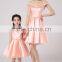 2016 wholesale fashion design super high quality summer mother daughter matching dress