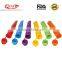 Summer Holiday Colorful 6pcs Food Grade Silicone Ice Cream Sticks Mold