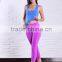 Racer Back Plain Color Sleveeless Women Fitness Wear Yoga Crop Tank Top