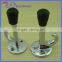 Zinc alloy material door stop with hook and rubber cap