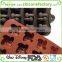 Hot selling! Chinese knot shape customized silicone chocolate making mould