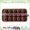 15 holes classic ball shape silicone chocolate making mold