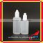 E-cig liquid bottles with long thin tip plastic dropper bottle for 60ml dropper bottle