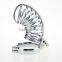Padlock Hand-polished Sex Toys For Men Stainless Steel Lockable Penis Cage