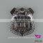 Zinc alloy police badge silvery metal service badge sexy uniform accessories