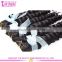 100% hand tied virgin indian remy hair weft unprocessed indian hair extension natural hair extensions