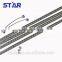 Aluminum LED Leisten strip DC12V 14.4W/M Transparent cover White