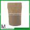 Kraft paper Bag with window and Zipper heat seal Kraft Paper Valve Bag