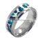 New designs arrive Fashion ring with camo inlay for men and women