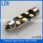 Festoon led Panel Light 6 SMD 2835 LED 41mm Car Reading Interior Map Roof light 12V white Car Dome Led Light