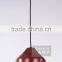 Manufacturer's aluminum dining room light modern pleat box pendant light