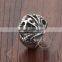 22MM Stainless steel vintage punk style ring fashion ring steam punk jewelry 6240021