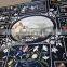 Marble Pietra Dura Dining Unique Table Top, Black Murals Work