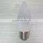 Led candle light E27 5W C37 with CE RoHS ERP certificate