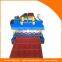 CE quality hydraulic color step tile glazed panel roll forming machine for roofing panel
