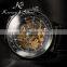 KS Steel Transparent Skeleton Automatic Men Mechanical Watch