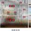 coloful decoration screen printed glass for bathroom door