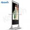 ultrathin double sides 55inch indoor advertising lcd kiosk for shopping mall