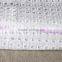 Wholesale soft cotton embroidery fabric, cotton fabric with square hollow design for garment