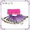 24 PIECES Blue handle eyeshadow 24 pcs Makeup Brush Set tools Make-up Toiletry Kit Make Up Brush Set Case