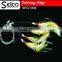 Chinese Carp fishing rigs sabiki rig colorful tinsel feather with spade