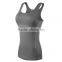 hot selling pure color female sport tank tops