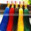 Short beeswax crack bead tassel for bags decoration